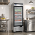 Thumbnail image #3 for Atosa 1-Section Glass Door Reach-In Freezer Merchandiser, 19.1 Cu. Ft., Bottom-Mount Self-Contained, Stainless Steel