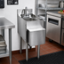 Thumbnail image #2 for CHOICE Free-Standing Underbar Hand Sink Unit with Gooseneck Faucet, 12 Inch Wide