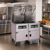 Thumbnail image #2 for Solstice Supreme Electric Dual-Tank Reduced Oil Volume Fryer System with Automatic Filtration and Lift Assist