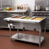 Thumbnail image #2 for Advance Tabco Triumph (Supreme) 48-Inch Electric Hot Food Table with 3 Sealed Wells and Open Base