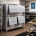 Thumbnail image #2 for Follett SmartGATE SG4600-72 Double Door Upright Ice Bin with 4640 lb Capacity