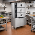 Thumbnail image #2 for Crown SC-2 Two-Compartment Full-Size Pressure Steamer with Cabinet Base