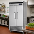 Thumbnail image #2 for Turbo Air Super Deluxe Two-Section Reach-In Refrigerator, Bottom Mount, Solid Doors, 29.19 Cu. Ft.