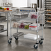 Thumbnail image #2 for Quantum WRC-2430-3 3-Shelf Chrome-Plated Open-Base Utility Bus Cart