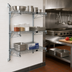Thumbnail image #2 for Quantum Cantilever Wall-Mount Starter Shelving Unit with 3 Wire Shelves