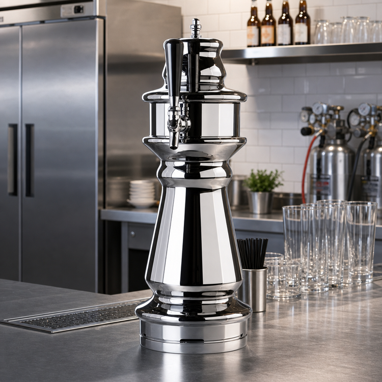 Product image #2 for Micro Matic CT500-1 Vienna Air-Cooled Countertop Draft Beer Tower, 1 Faucet