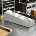 Thumbnail image #3 for Carlisle 5-Section Stainless Steel Lid & Condiment Organizer