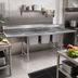 Thumbnail image #2 for Eagle Group 314 Series 3-Compartment 304 Stainless Steel Sink with Left and Right Drainboards, 96 Inch