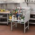 Thumbnail image #3 for Advance Tabco Special Value Series 5-Step Stainless Steel Freestanding Liquor Bottle Display Unit