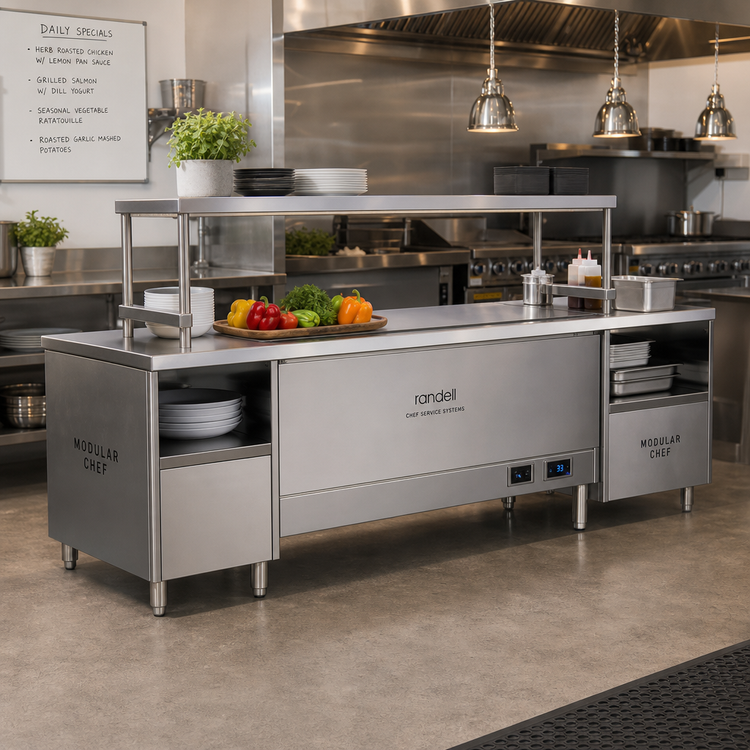 Product image #2 for Randell RCC-35.5 Modular Chef Service Counter, 35.5" Wide Center Section