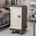 Thumbnail image #3 for Cambro Tall Profile Insulated Meal Delivery Cart, 16-Tray Capacity, 15 x 20 Tray Size, Granite Sand/Cream Door