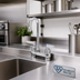 Thumbnail image #2 for T&S Brass B-0874-M Deck-Mount Manual Lavatory Faucet with Rigid Gooseneck Spout and 4-Inch Centers