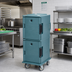 Thumbnail image #3 for Cambro Ultra Camcart Front-Loading Double-Compartment Insulated Food Pan Carrier, Slate Blue