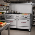Thumbnail image #2 for Southbend Ultimate 60-Inch Gas Restaurant Range with 5 Open Burners, 24-Inch Griddle, Standard Oven and Convection Oven