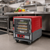 Thumbnail image #2 for Metro C5 3 Series Insulation Armour Mobile Under Counter Heated Holding Cabinet, Clear Polycarbonate Door, Red, Low-Wattage