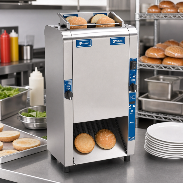Product image #2 for Antunes Mini Vertical Contact Conveyor Toaster with Dual-Sided Heated Platen