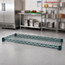 Thumbnail image #3 for Advance Tabco Special Value Series Heavy Duty Green Epoxy Coated Wire Shelf, 72 Inch W x 21 Inch D