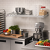 Thumbnail image #3 for New Age Adjust-A-Shelf Heavy-Duty Adjustable T-Bar Wall-Mounted Shelf, 24 x 72 Inches, Aluminum, 500 lb. Capacity
