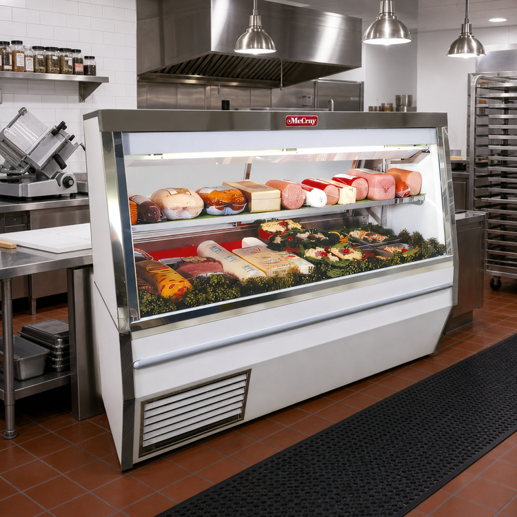 Product image #2 for Howard-McCray 34N 120-Inch Remote Double Duty Deli Meat & Cheese Service Case with LED Lighting