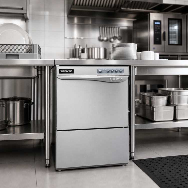 Product image #2 for Trento Kromo AQUA-50-USA High-Temp Undercounter Door-Type Dishwasher
