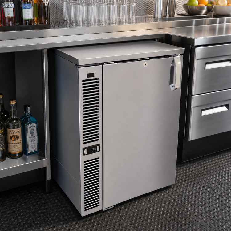 Product image #2 for Glastender C1SL20 20-Inch One-Zone Side-Serviced Low-Profile Back Bar Cooler