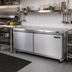 Thumbnail image #2 for Maxx Cold V-Series 60-Inch Two-Section Undercounter Freezer with Solid Doors, 18.5 Cu. Ft., Stainless Steel