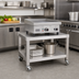 Thumbnail image #2 for Garland 24-Inch Heavy-Duty Counter Equipment Stand, Stainless Steel, Open Base With Undershelf, Legs