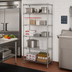 Thumbnail image #2 for Metro Super Erecta 5-Shelf Chrome Plated Stationary Starter Wire Shelving Unit, 24 x 24 x 74 Inches