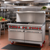 Thumbnail image #2 for American Range AR-60G 60-Inch Gas Restaurant Range with 1-Inch Griddle Plate and (2) Standard Ovens