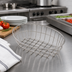 Thumbnail image #2 for American Metalcraft Stainless Steel Oblong Grid Serving Basket, 9 x 6 x 2.5 Inches