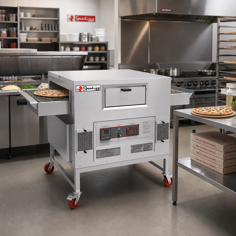 Product image #2 for Migali Speedino MSP-3848-LP Single Deck Liquid Propane Conveyor Pizza Oven