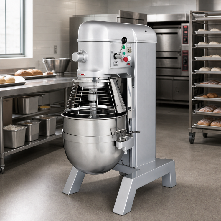 Product image #2 for BakeMax BMPM120 120 Qt Heavy Duty Floor Model Planetary Mixer