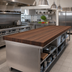 Thumbnail image #2 for John Boos Boos Block 108-Inch x 38-Inch Edge Grain Walnut Kitchen Countertop