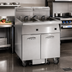Thumbnail image #2 for Imperial Electric Floor Fryer, 5-Tank, 50 lb. Per Tank, Built-In Filter System