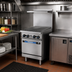 Thumbnail image #2 for Turbo Air Radiance 24-Inch Heavy Duty Natural Gas Range with Charbroiler Top and Space Saver Oven