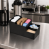 Thumbnail image #2 for American Metalcraft BARB5 4-Compartment Black Powder-Coated Steel Coffee Caddy
