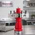 Thumbnail image #2 for Glastender Vienna 5-Faucet Single-Column Countertop Draft Dispensing Tower, Ceramic, Mirror Finish, Glycol Cooled