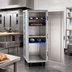 Thumbnail image #2 for New Age Mobile Enclosed Aluminum Pan Rack, 3/4 Height, 32-Pan Capacity, 18 x 26 Inch