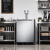 Thumbnail image #3 for Summit Commercial ADA-Compliant 24-Inch Cold Brew Coffee Dispenser with Dual-Tap Draft Tower, 5.5 Cu. Ft., Built-In/Freestanding