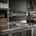Thumbnail image #2 for Glastender Pipe Wall Draft Dispensing Tower, Wall Mount, 4 Faucets, Air Cooled, Mirror Finish