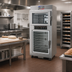 Thumbnail image #2 for Nu-Vu QB-3/9 Electric Single Deck Floor Oven/Proofer Combination, 3-Pan Oven / 9-Pan Proofer