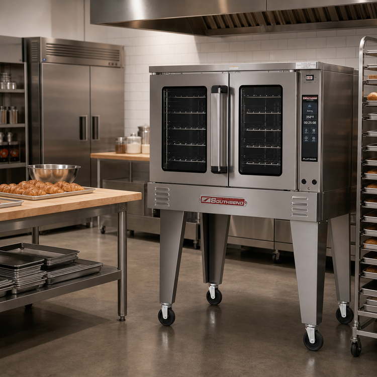 Product image #2 for Southbend Platinum Single Deck Bakery Depth Gas Convection Oven with Touch Controls and Dependent Doors