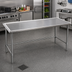 Thumbnail image #2 for Eagle Group Spec-Master Marine Series Work Table, 84 x 30 Inches, 14/300 Series Stainless Steel Top, Open Base