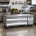 Thumbnail image #2 for Serv-Ware 62-Inch 2-Drawer Refrigerated Chef Base, Stainless Steel, 115V