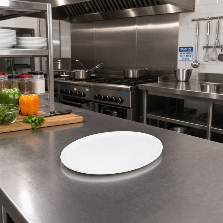Product image #2 for Stadia® White 10-1/2 Inch Round Narrow Rim Melamine Dinner Plate