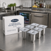 Thumbnail image #2 for Krowne 4-Inch Stainless Steel Back Bar Cooler Legs, Set of 6