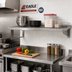 Thumbnail image #2 for Eagle Group Cooking Line Heavy Duty Wall-Mounted Stainless Steel Shelf, 48-Inch W x 21-Inch D