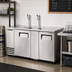 Thumbnail image #2 for True TDD-3-S-HC Countertop Draft Beer Cooler with 2 Beer Columns, 3 Half-Barrel Capacity, Stainless Steel