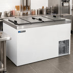 Thumbnail image #2 for Master-Bilt Products DC-8D Chest Ice Cream Dipping Cabinet, 11 Top/8 Storage 3-Gallon Tubs, Self-Contained R290, 115V, Stainless Steel Top