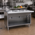 Thumbnail image #2 for Spec-Master Natural Gas 4-Well Hot Food Table, 63-1/2 Inch Wide, Enclosed Base, 8-Inch Cutting Board